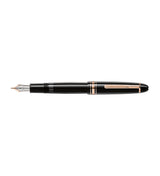 Montblanc Meisterstück LeGrand Rose Gold Coated Black Precious Resin Fountain Pen