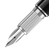 Montblanc Starwalker Classique Platinum Coated Black Precious Resin Fountain Pen