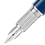 Montblanc Starwalker Doue Blue Planet Precious Resin Fountain Pen (Medium Nib)