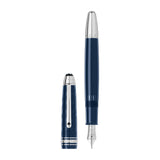 Montblanc Meisterstück Around the World in 80 Days LeGrand Blue Precious Resin Fountain Pen (Medium Nib)