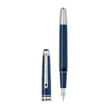 Montblanc Meisterstück Around the World in 80 Days Blue Precious Resin Fountain Pen