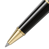 Montblanc Meisterstück Classique Yellow Gold Coated Black Resin Rollerball Pen