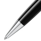 Montblanc Meisterstück Classique Platinum Coated Black Precious Resin Ballpoint Pen