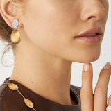Marco Bicego Lunaria 18ct Yellow and White Gold Diamond Drop Earrings
