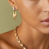 Marco Bicego Lucia 18ct Yellow and White Gold Diamond Drop Earrings