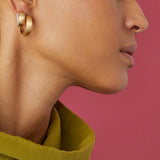 Marco Bicego Lucia 18ct Yellow and White Gold Diamond Half Hoop Earrings