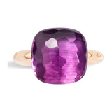 Pomellato Nudo Assoluto 18ct Rose and White Gold Amethyst Ring