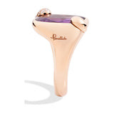 Pomellato Ritratto 18ct Rose Gold Amethyst and Diamond Ring