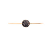Pomellato Sabbia 18ct Rose Gold Black Diamond Bangle