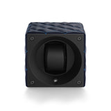 SwissKubik Masterbox Blue Quilted Leather Watch Winder