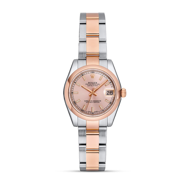 Pre-Owned Rolex Oyster Perpetual Lady-Datejust 31 Oystersteel and 18ct Everose Gold