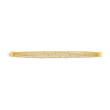 18ct Yellow and White Gold Grain Set Diamond Five Strand Bracelet