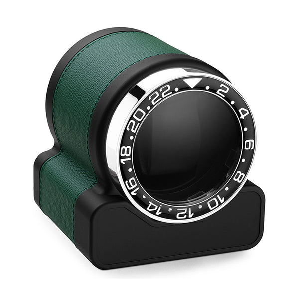 Scatola del Tempo Rotor One Sport Green and Black Watch Winder
