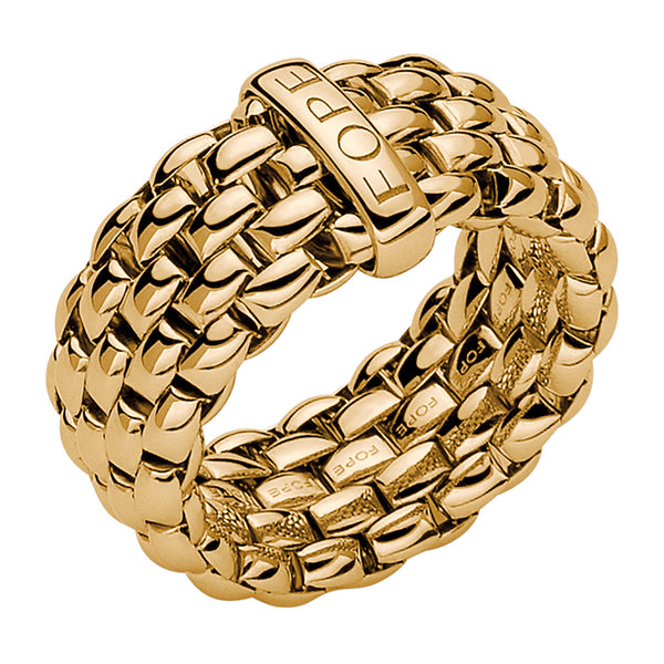 Fope Essentials Flex'It 18ct Yellow Gold Ring