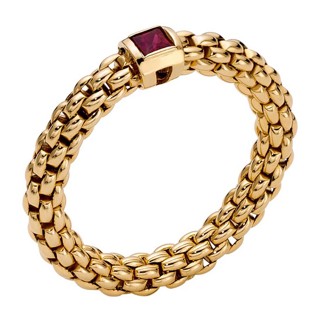 Fope Souls Flex'It 18ct Yellow Gold Ring – Mallory