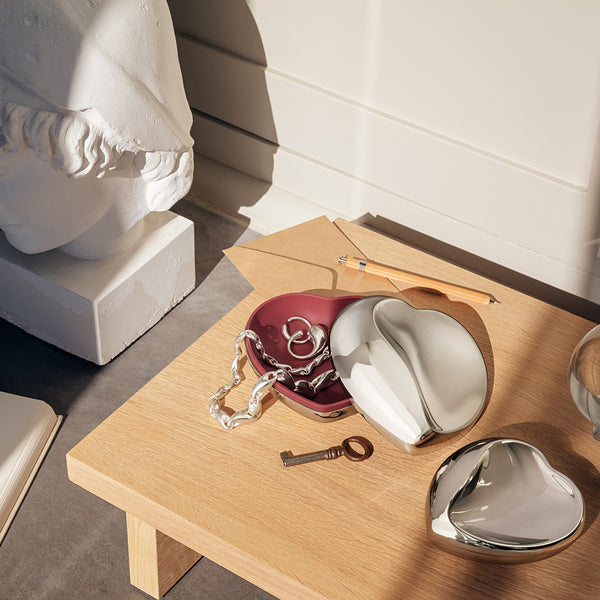Georg Jensen Heart Stainless Steel Large Box