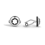 Montblanc Great Characters Homage to Queen Stainless Steel Black Cufflinks