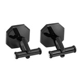 Montblanc Starwalker Extreme Stainless Steel Black Cufflinks