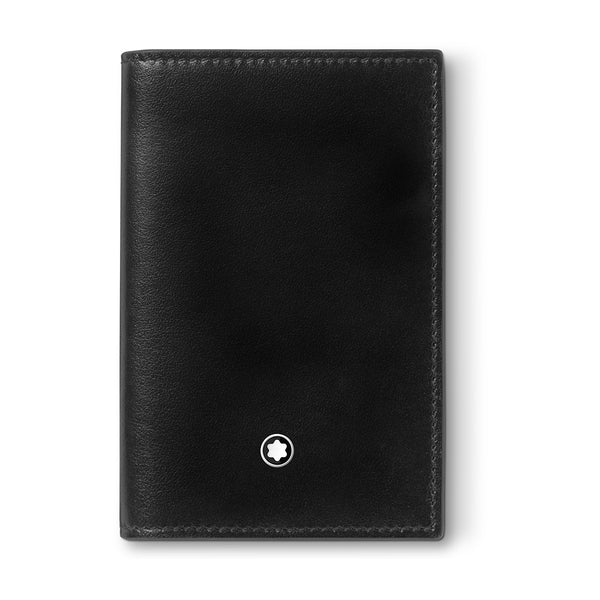 Montblanc Meisterstück Black Leather Two Credit Card Wallet