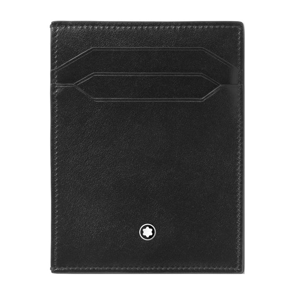 Montblanc Meisterstück Black Leather Four Credit Card Wallet