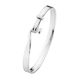 Georg Jensen Torun Sterling Silver Diamond Bangle