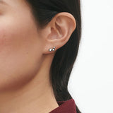 Georg Jensen Moonlight Grapes Sterling Silver Stud Earrings