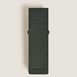 Montblanc Sartorial Tweed Khaki Leather Two Pen Pouch