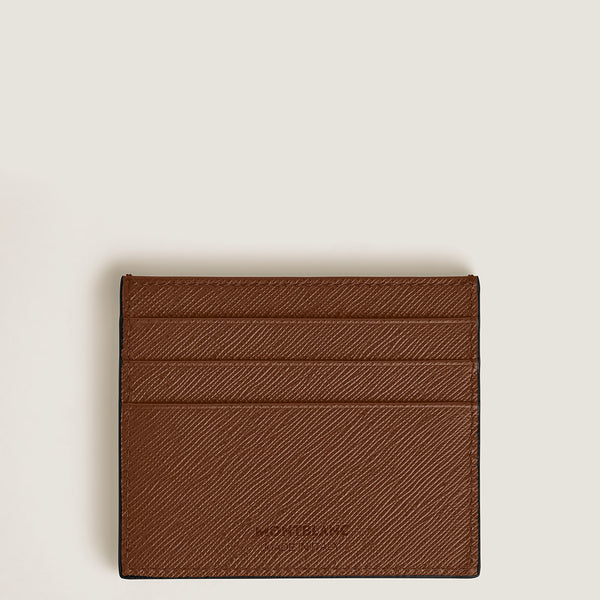 Montblanc Sartorial Brown Leather Six Credit Card Wallet