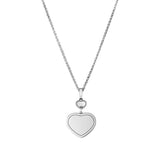 Chopard Happy Hearts 18ct White Gold Diamond Pendant and Chain