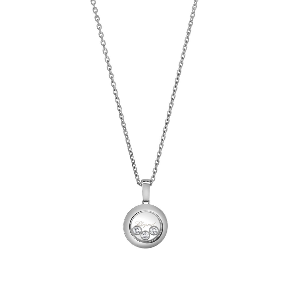 Chopard Happy Diamonds Icons 18ct White Gold Diamond Pendant and