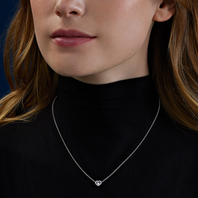 Chopard My Happy Hearts 18ct White Gold Diamond Necklace