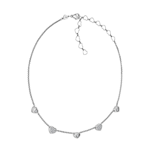 Chopard My Happy Hearts 18ct White Gold Diamond Necklace