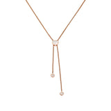 Chopard Happy Hearts 18ct Rose Gold White Mother of Pearl and Diamond Necklace