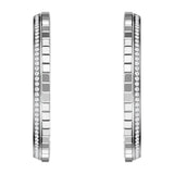 Chopard Ice Cube 18ct White Gold Diamond Hoop Earrings