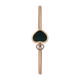 Chopard Happy Hearts 18ct Rose Gold Onyx and Diamond Bangle
