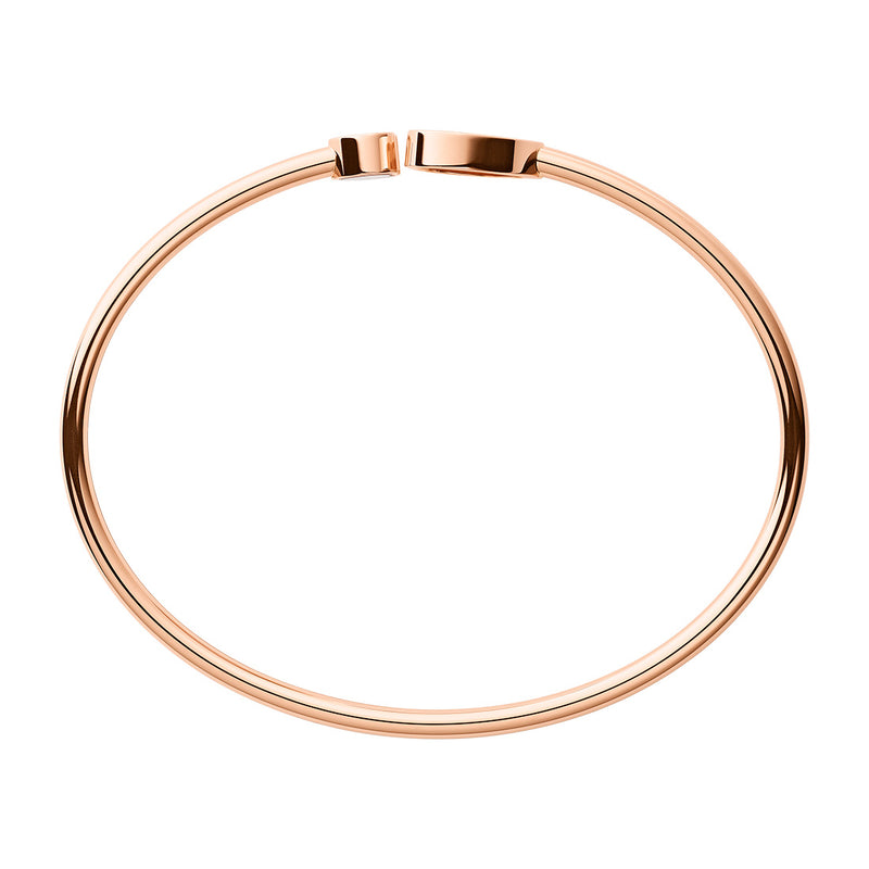 Chopard Happy Hearts 18ct Rose Gold Blue Goldstone and Diamond Bangle