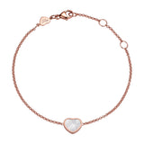 Chopard My Happy Hearts 18ct Rose Gold Mother of Pearl Bracelet