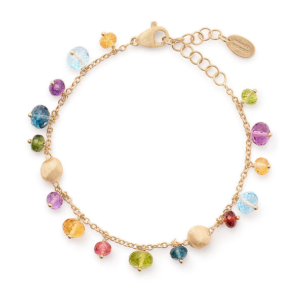 Marco Bicego Africa 18ct Yellow Gold Mixed Gemstone Bracelet