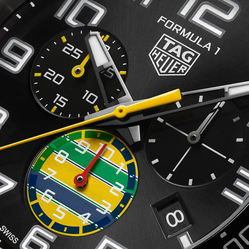 TAG Heuer Formula 1 Chronograph X Senna Steel