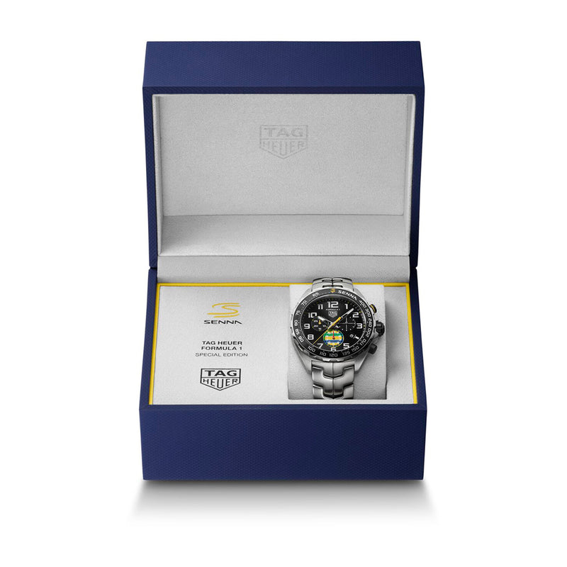 TAG Heuer Formula 1 Chronograph X Senna Steel