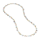 Marco Bicego Paradise 18ct Yellow Gold Mixed Gemstone Sautoir Necklace
