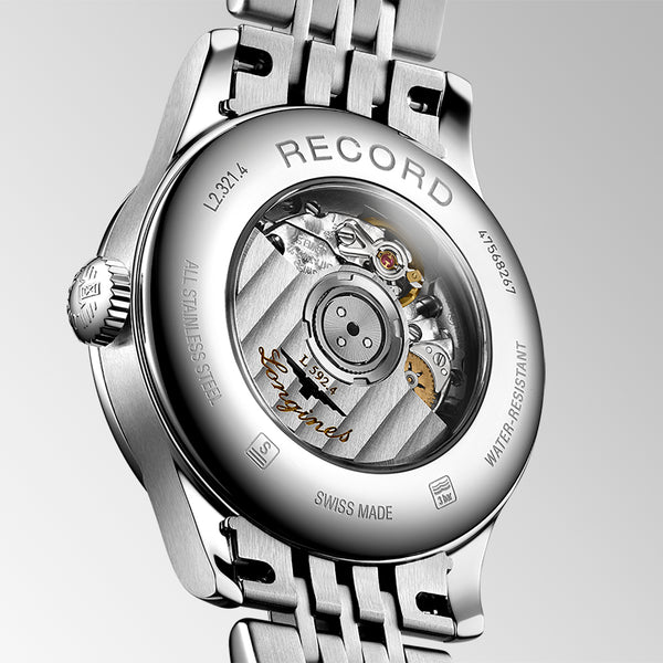 Longines Record Steel