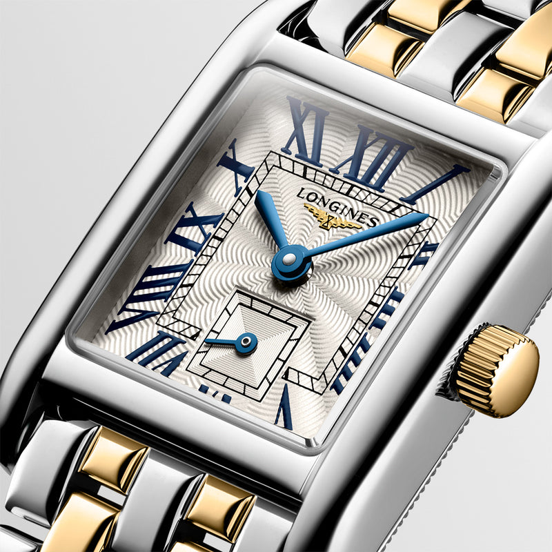 Longines Mini DolceVita Steel and Yellow Gold Capped