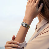 Longines Mini DolceVita Steel and Yellow Gold Capped