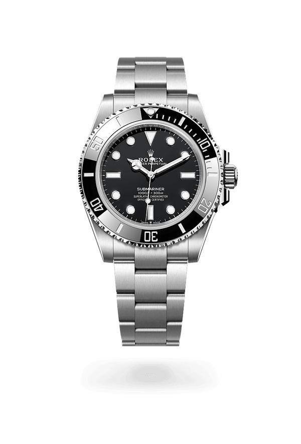 Rolex Submariner in Oystersteel, M124060-0001 - Mallory Jewellers