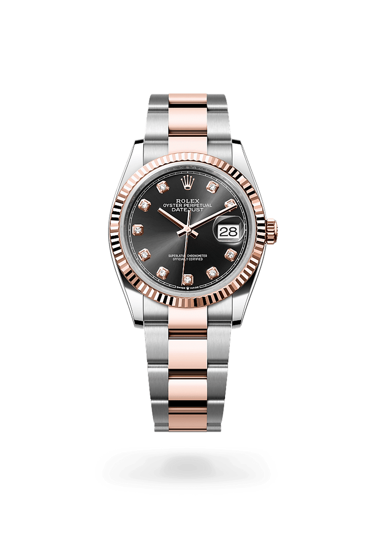 Rolex Datejust in Everose Rolesor, M126231-0020 - Mallory Jewellers