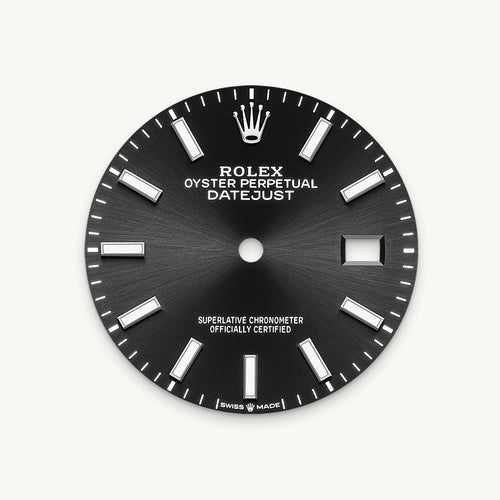 Dark grey dial