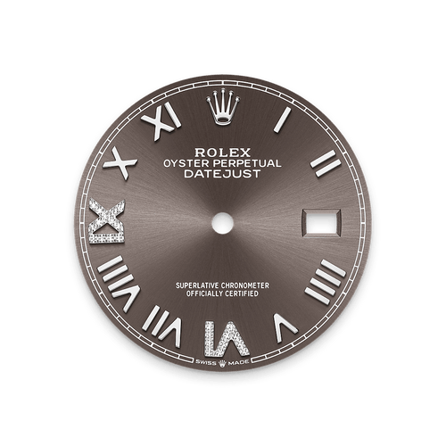 Dark grey dial