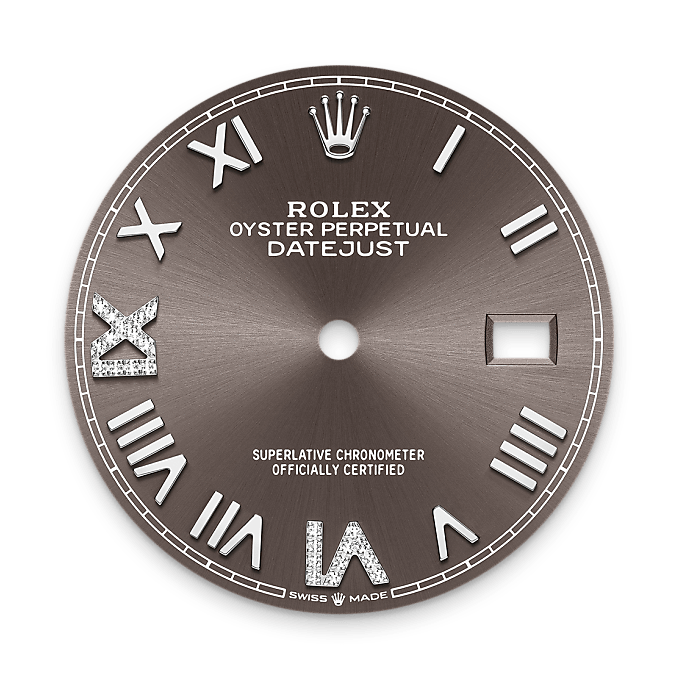 Dark grey dial