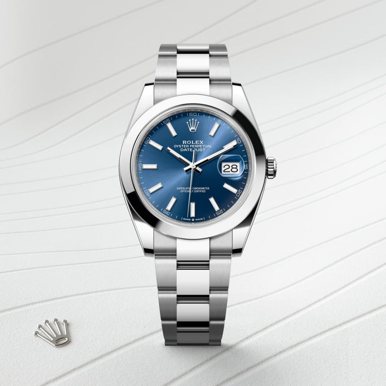 Rolex Datejust 41 in Oystersteel, M126300-0001 - Mallory Jewellers